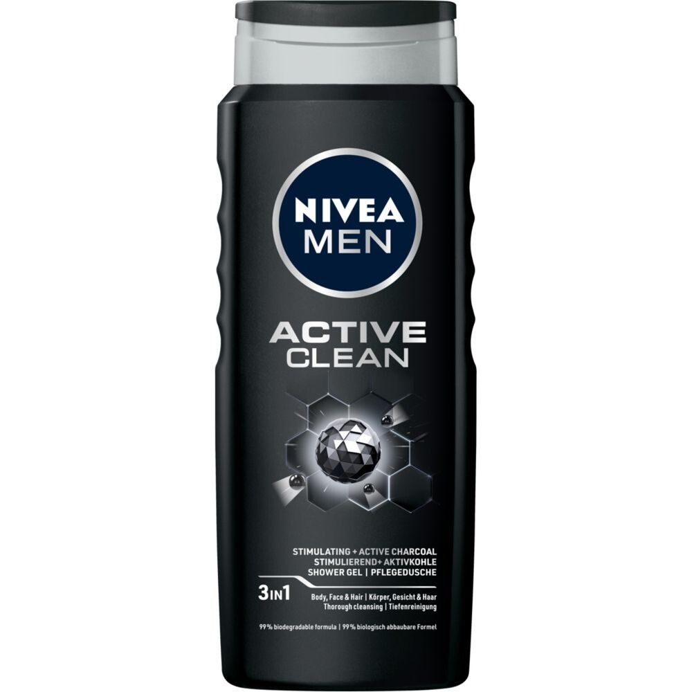 

Nivea Men Active Clean гель для душа, 500 ml