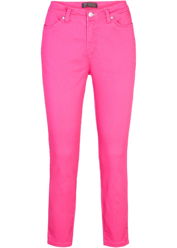 Комфортные эластичные брюки Bpc Selection, розовый женские эластичные брюки с эффектом пуш ап