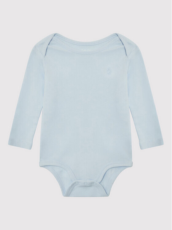 

Детское боди стандартного кроя Polo Ralph Lauren, синий