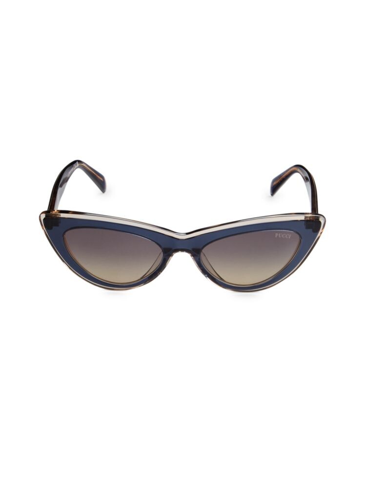 

Солнцезащитные очки «кошачий глаз» 53MM Emilio Pucci, цвет Smoke Grey
