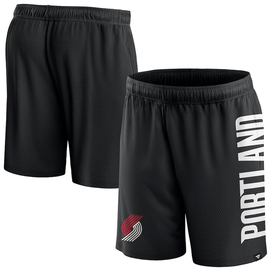

Шорты Fanatics Branded Portland Trail Blazers, черный