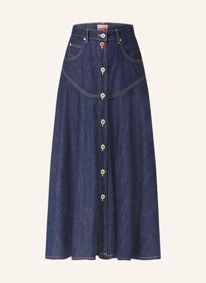 

Джинсовая юбка Kenzo, синий