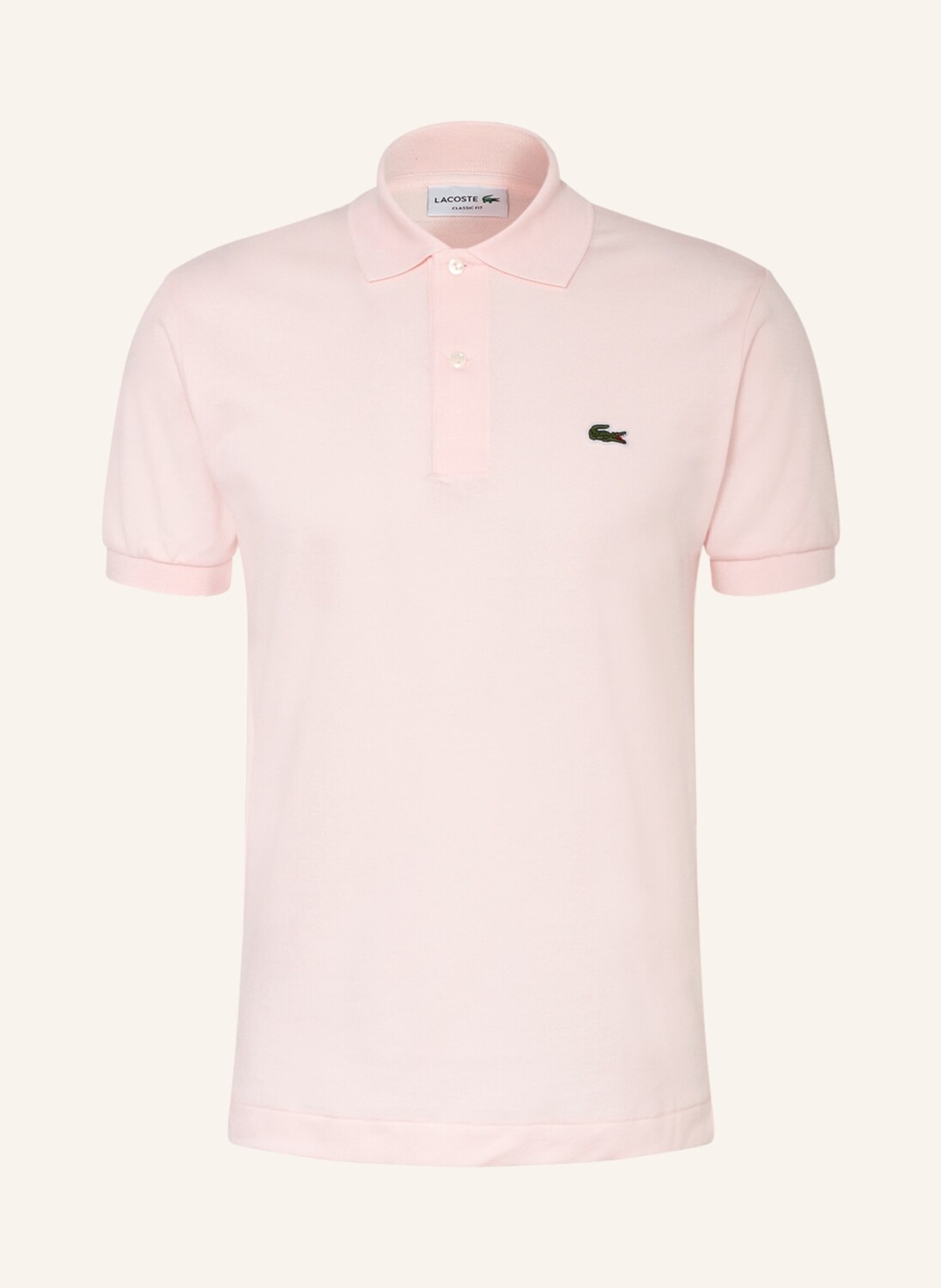 

Рубашка поло LACOSTE Piqué Classic Fit, светло-розовый