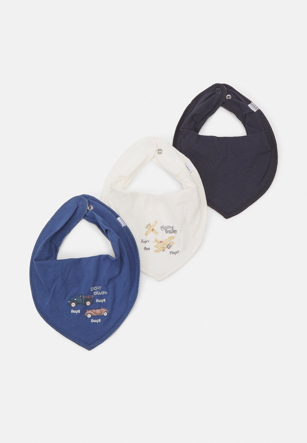 

Нагрудник NBMYASIMRUGBY SCARF BIB 3 PACK UNISEX Name it, цвет india ink