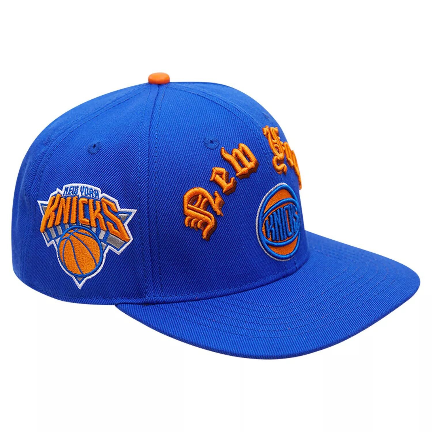 

Мужская кепка Pro Standard синяя New York Knicks Old English Snapback