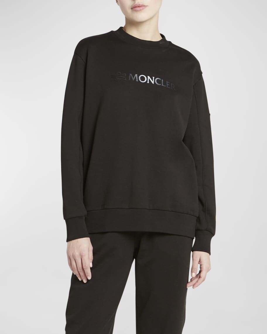 

Хлопковая толстовка с логотипом Moncler