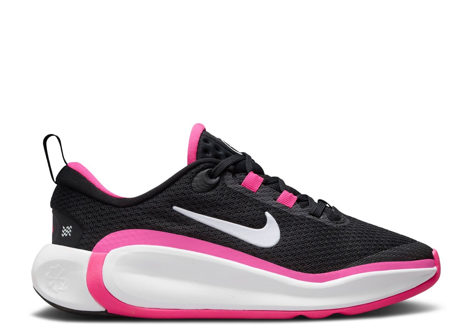 Кроссовки Nike Infinity Flow Gs 'Black Laser Fuchsia', черный кроссовки vapour street black laser fuchsia black shoes nike черный