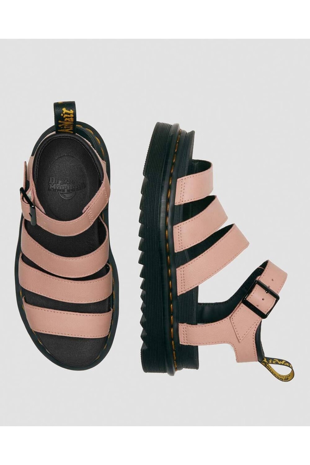 

Сандалии - Розовый - На плоской подошве Dr. Martens