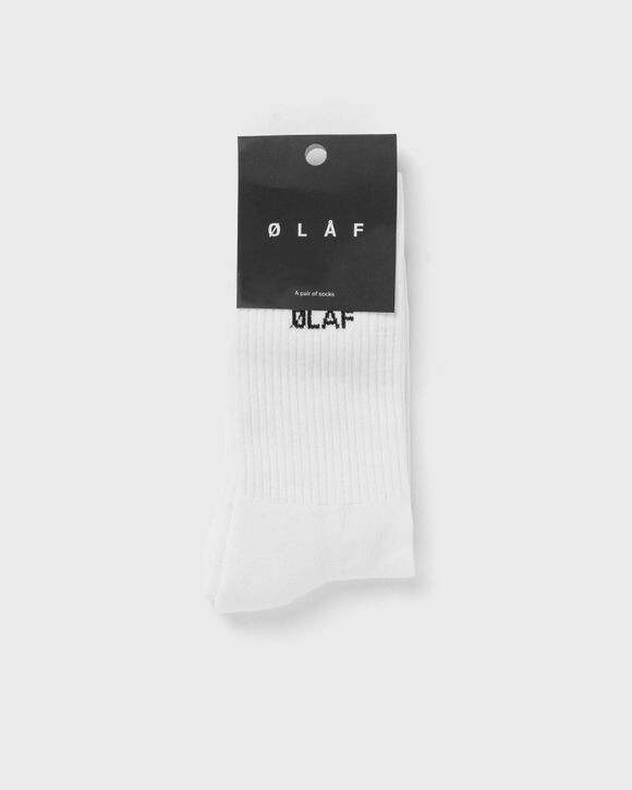 

Носки Ølåf Mini Logo Socks, белый/черный