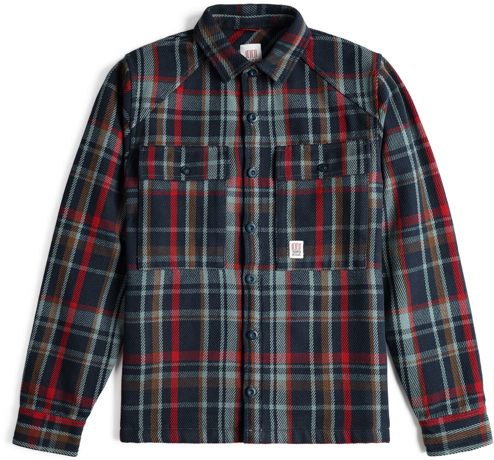 цена Куртка-рубашка Mountain - Мужская Topo Designs, синий