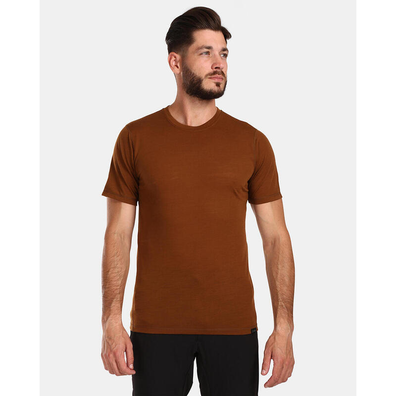 Мужская футболка из шерсти мериноса Kilpi SLOPER-M, цвет braun