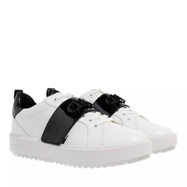 

Кроссовки emmett strap lace up black/optic Michael Michael Kors, белый