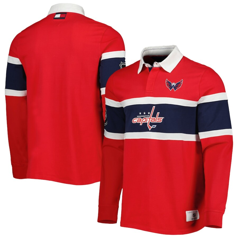 

Футболка с длинным рукавом Tommy Hilfiger Washington Capitals, красный