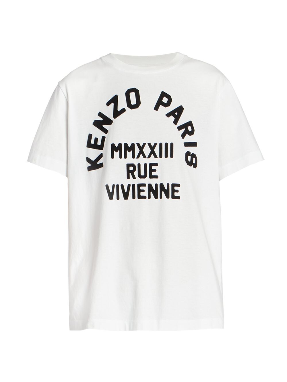 

Свободная футболка Rue Vivienne KENZO, белый