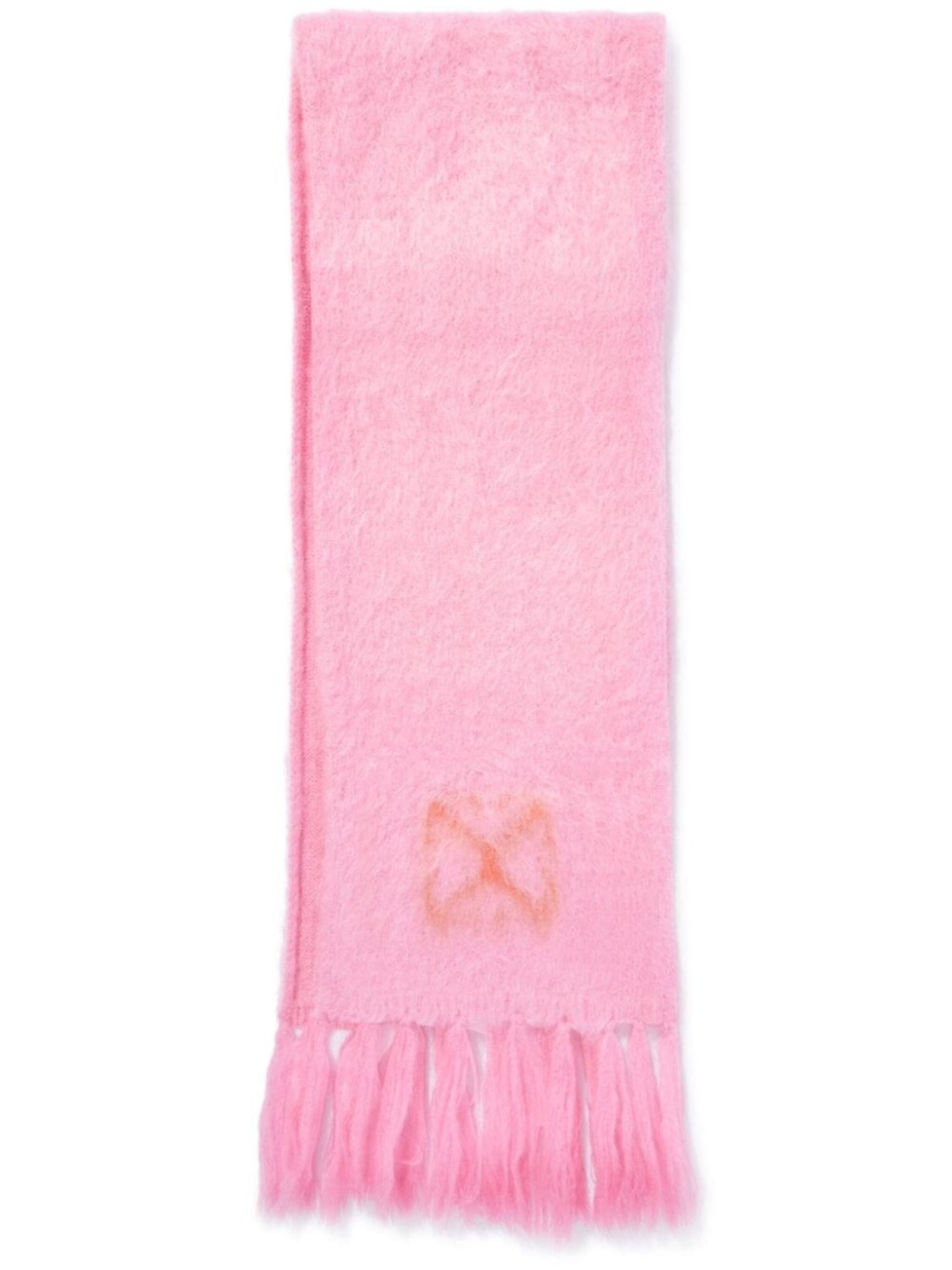 

Off-White шарф с логотипом, розовый