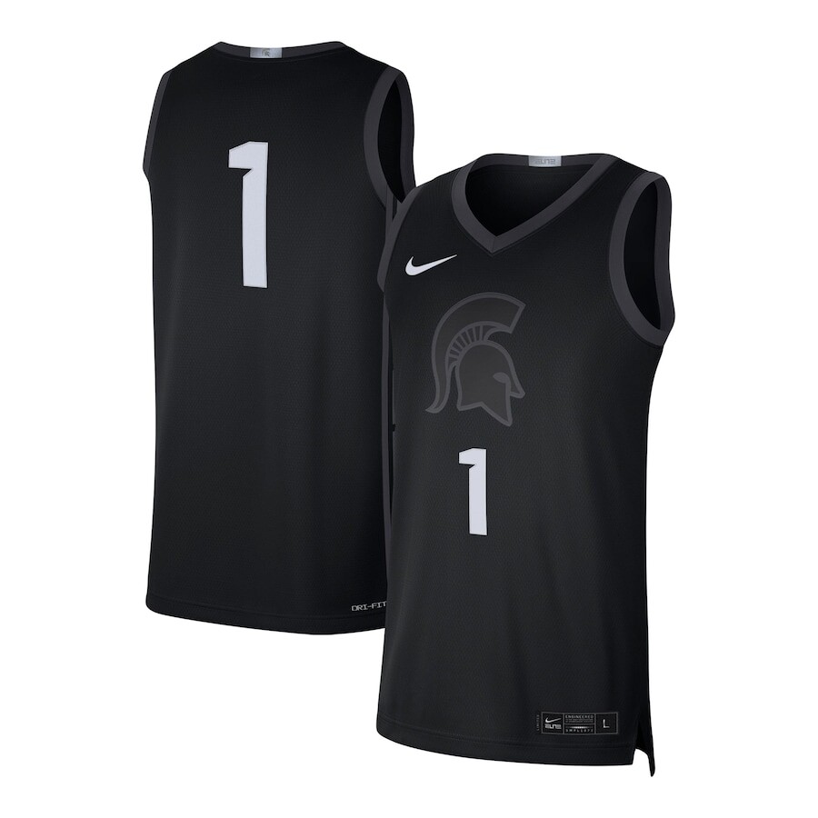 

Джерси Nike Michigan State Spartans, черный