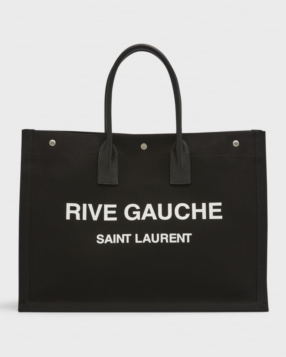 

Холщовая большая сумка Rive Gauche Saint Laurent