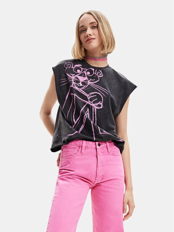 

Футболка стандартного кроя Desigual, черный