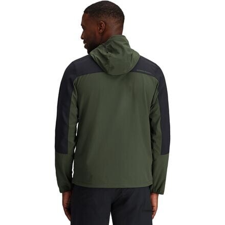 

Куртка Ferrosi с капюшоном мужская Outdoor Research, цвет Verde/Black