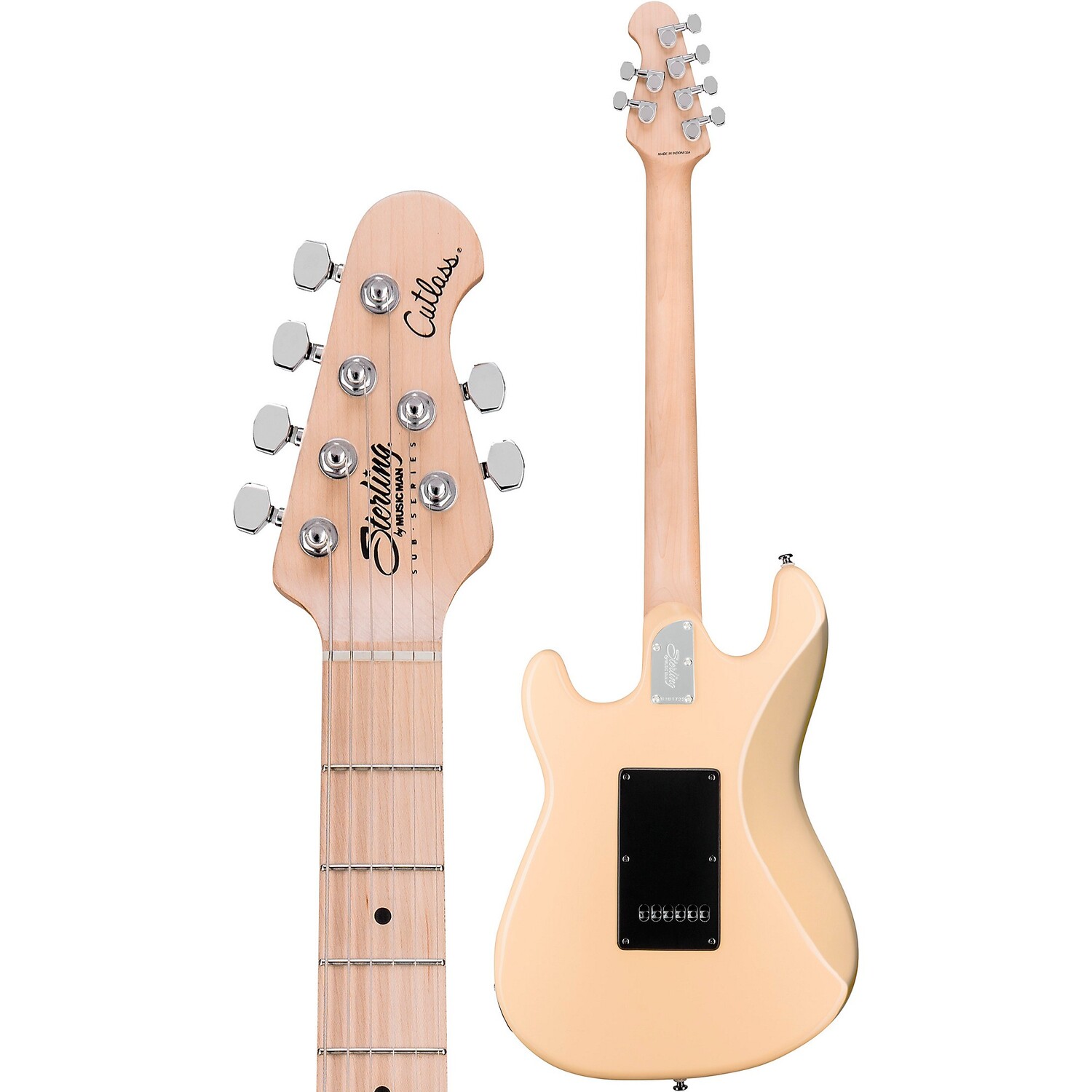 

Sterling by Music Man Cutlass HSS Кленовая накладка на гриф Электрогитара Винтаж Кремовый