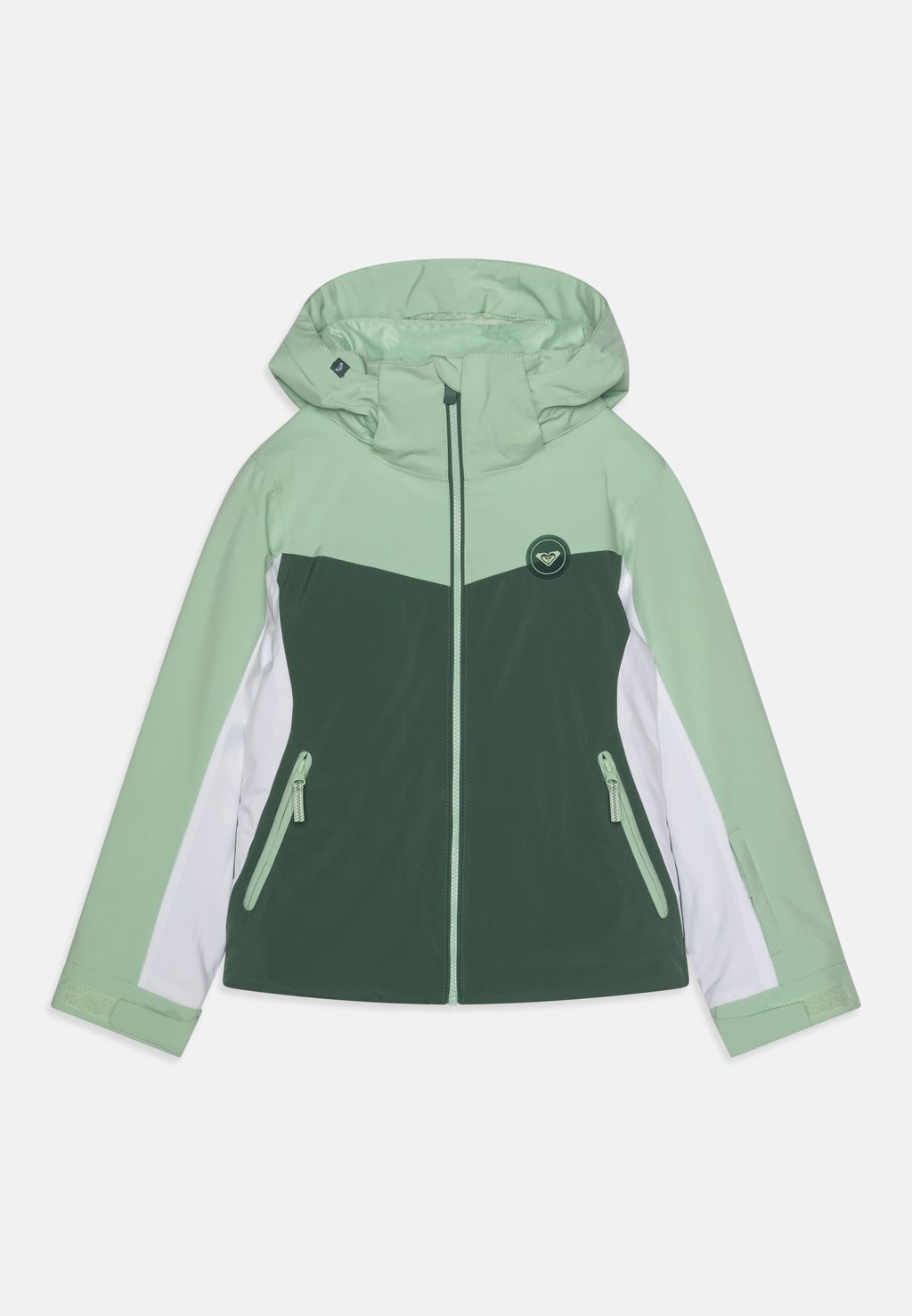 Куртка для сноуборда Free Jet Block Roxy, цвет cameo green пододеяльник на молнии cameo green