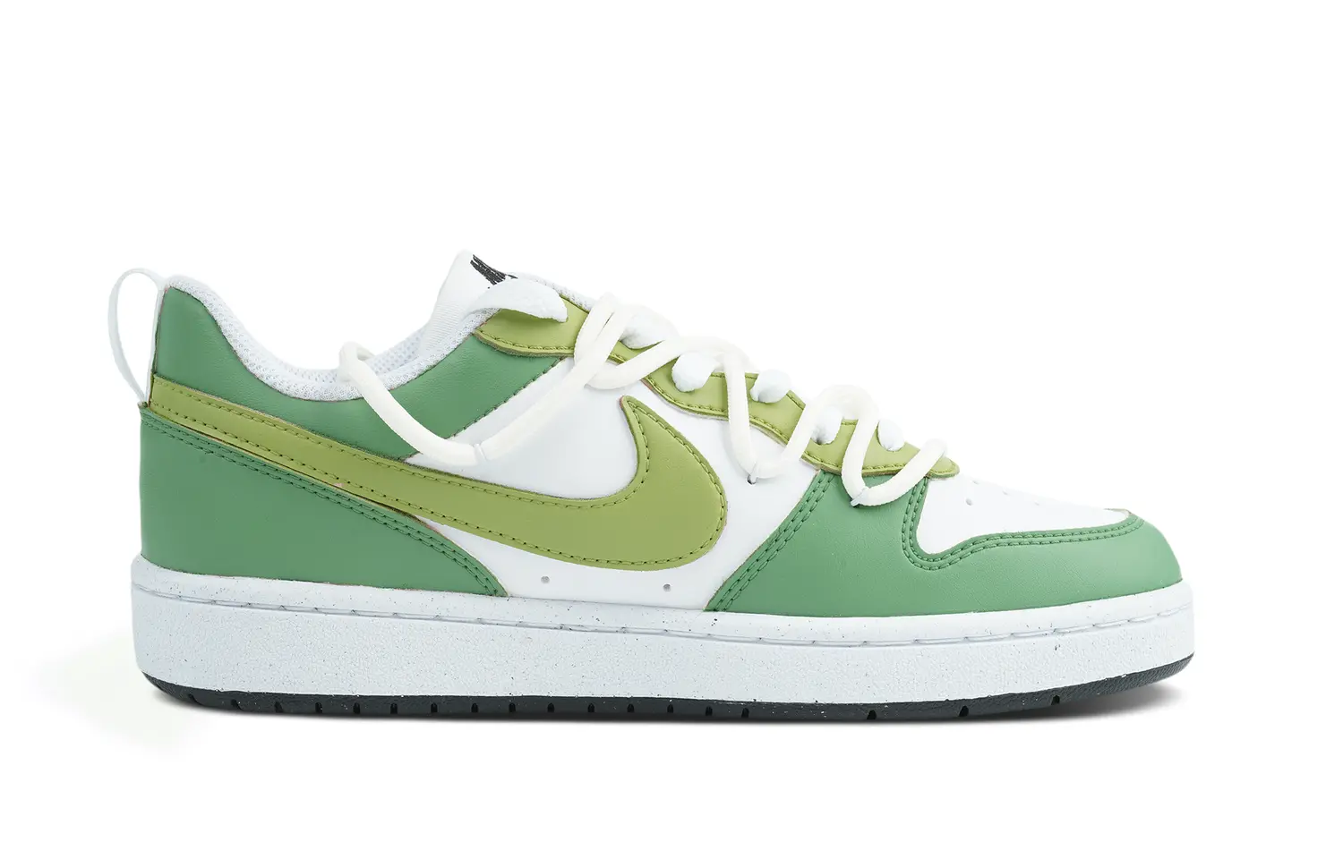 

Кроссовки для скейтбординга Court Borough женские, низкие, белые/зеленые Nike