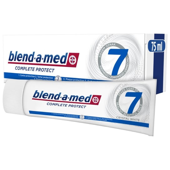 Отбеливающая зубная паста, 75 мл Blend-A-Med, Complete Protect 7 Crystal White цена и фото