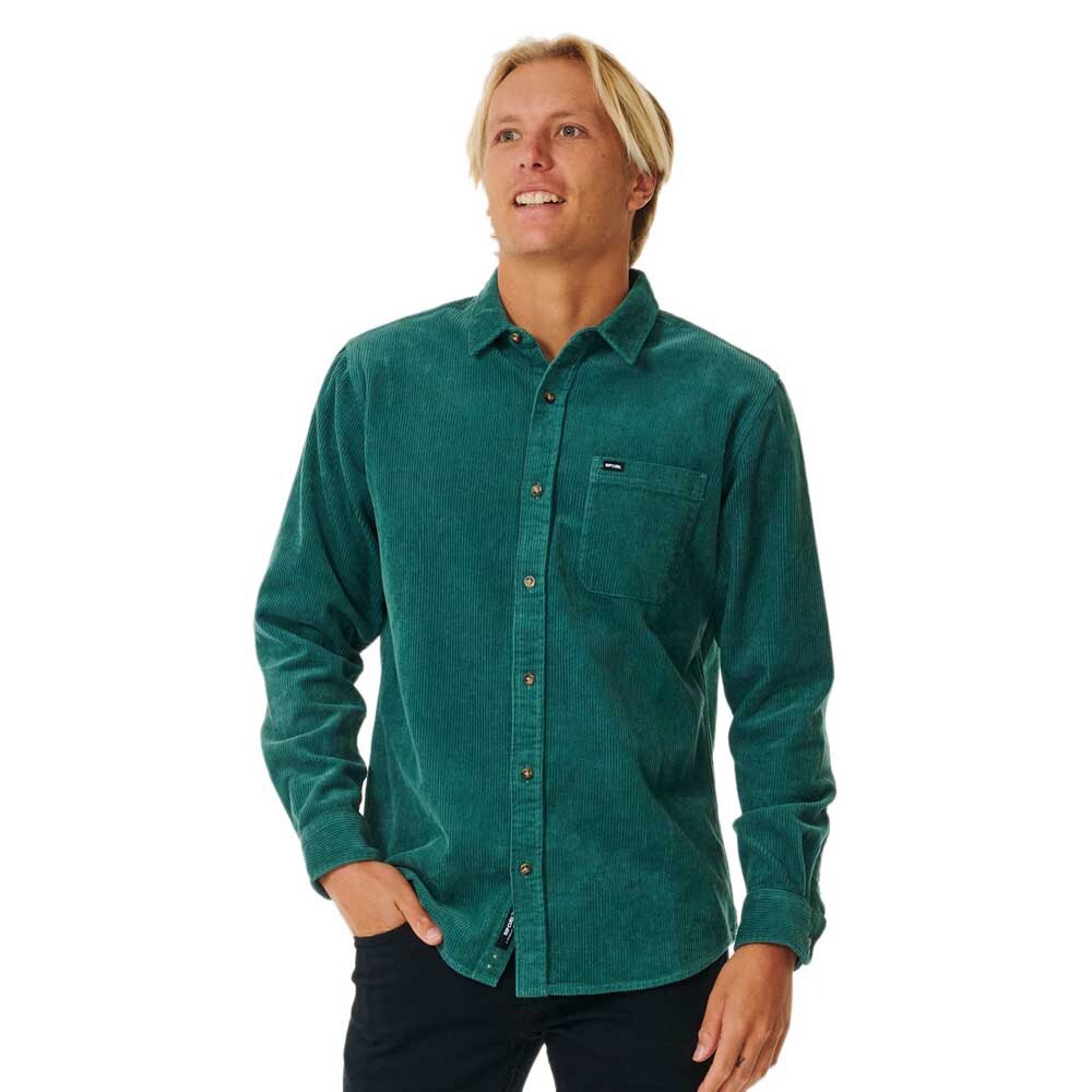

Рубашка с длинным рукавом Rip Curl State Cord, зеленый