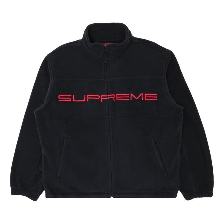 Куртка Supreme Polartec Zip 'Black', черный