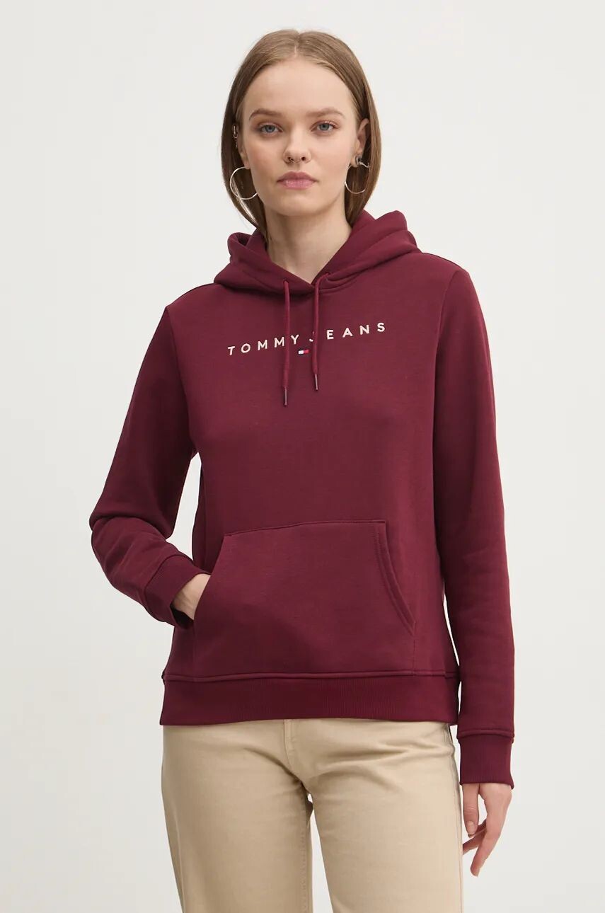 

Толстовка Tommy Jeans, гранатовый