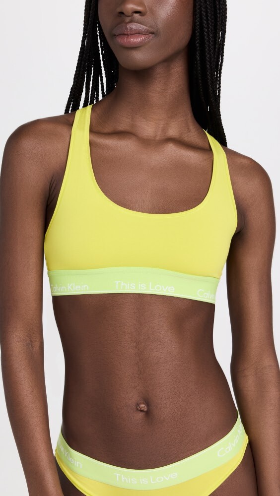 

Бралетт Calvin Klein Underwear Unlined, лемон