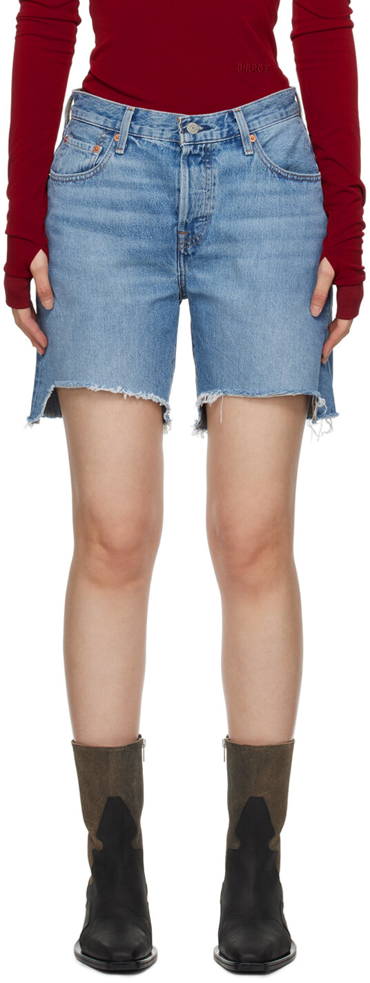 

Синие джинсовые шорты 501 90-х годов Levi'S