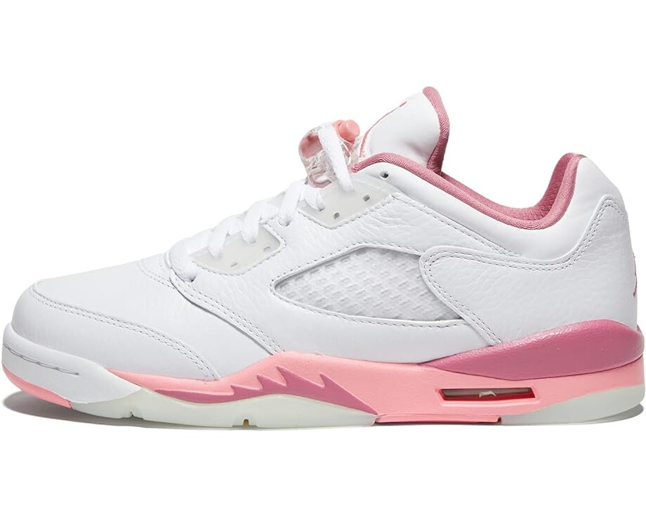 Кроссовки Jordan Air Jordan 5 Retro Low, цвет White/Coral Chalk/Desert Berry/Black