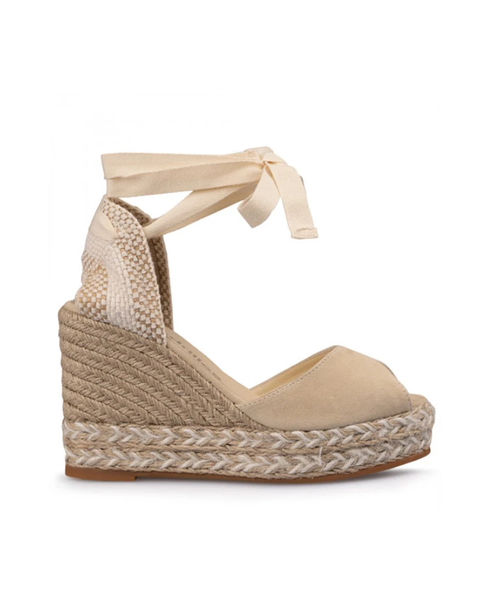 

Босоножки к летнему образу Espadrilles, бежевый