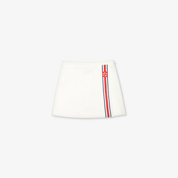 

Юбка а-силуэта из пике с фирменной вышивкой 4–12 лет Gucci, бежевый