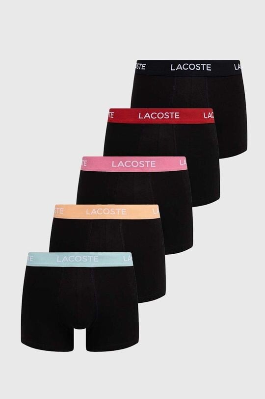 

5 пар боксеров Lacoste, черный