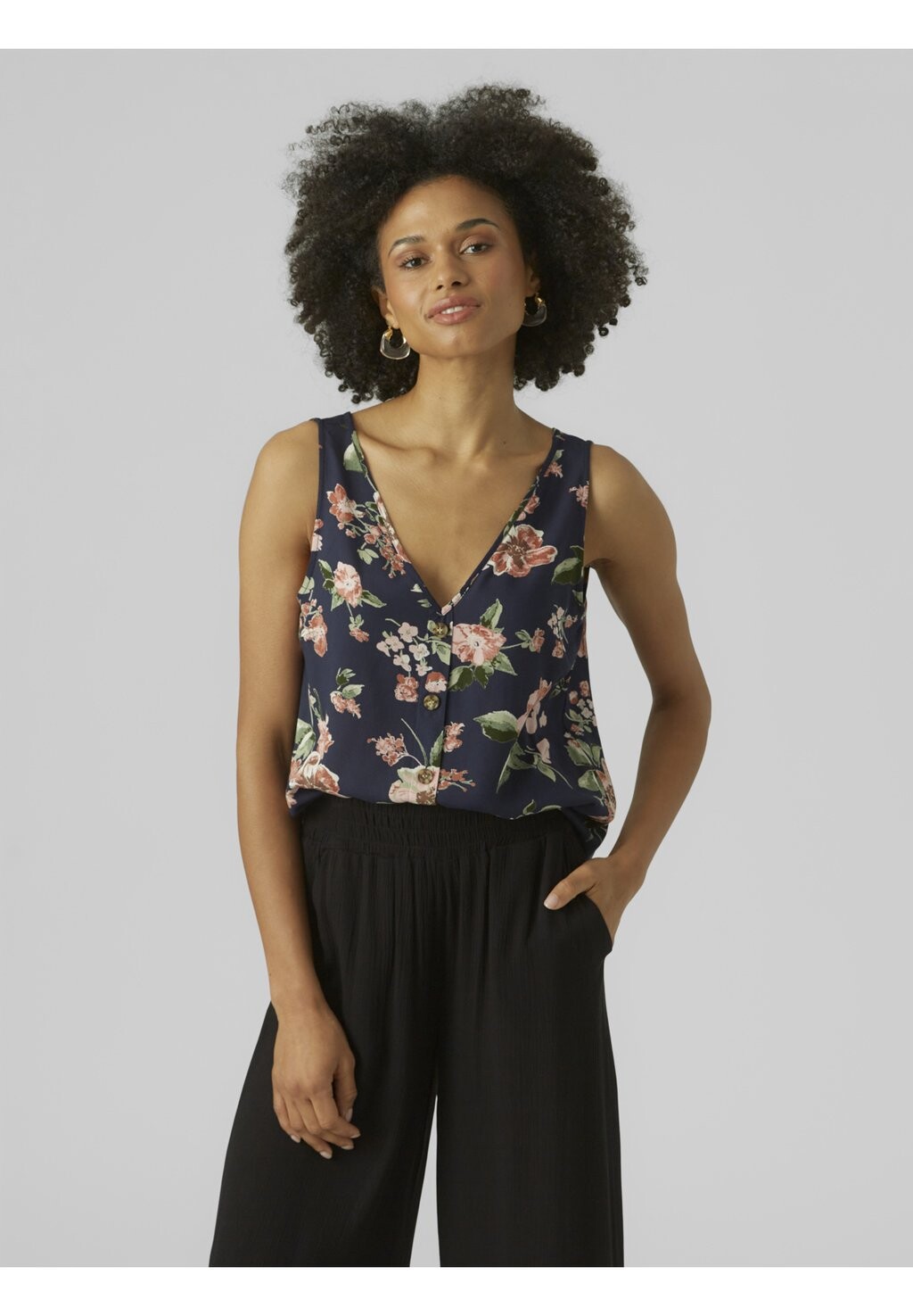 

Топ Vero Moda, темно-синий