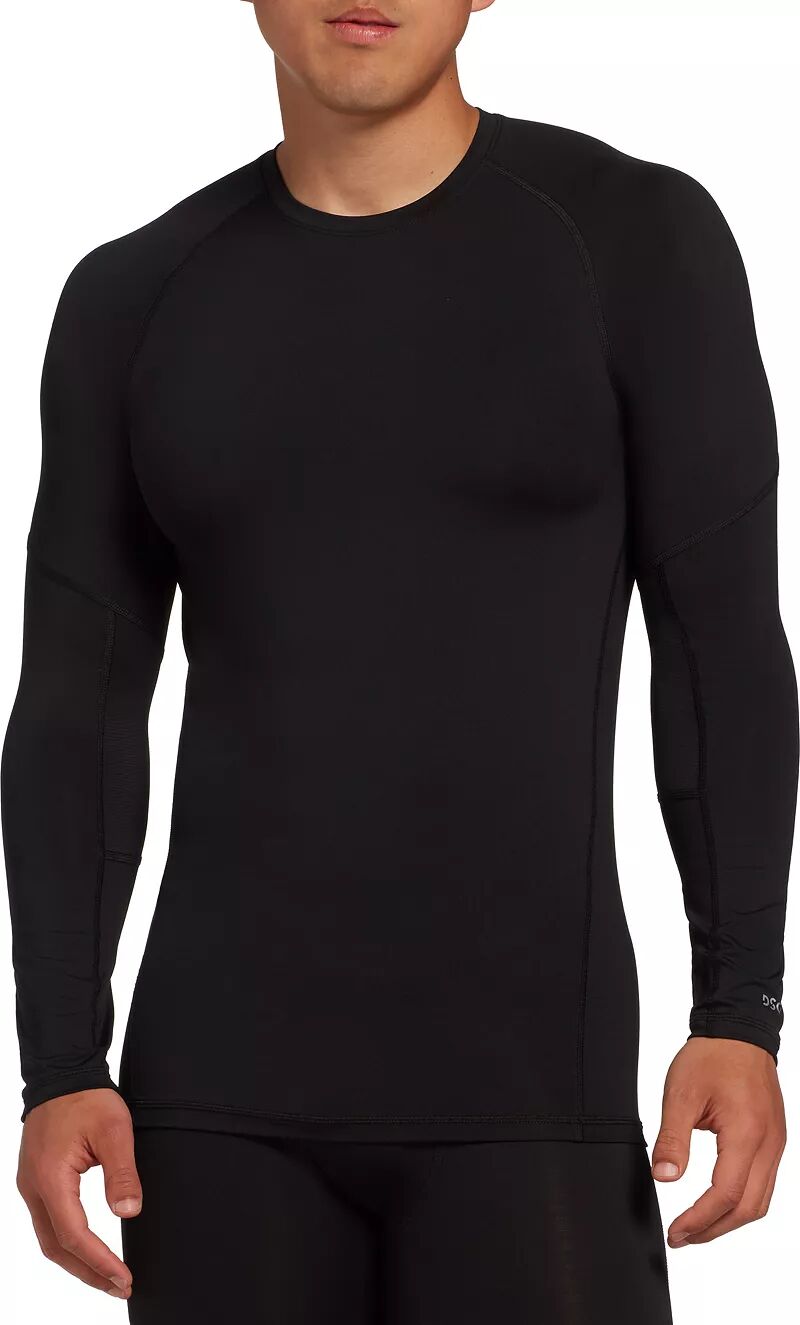Мужская компрессионная рубашка Dsg с длинным рукавом, черный