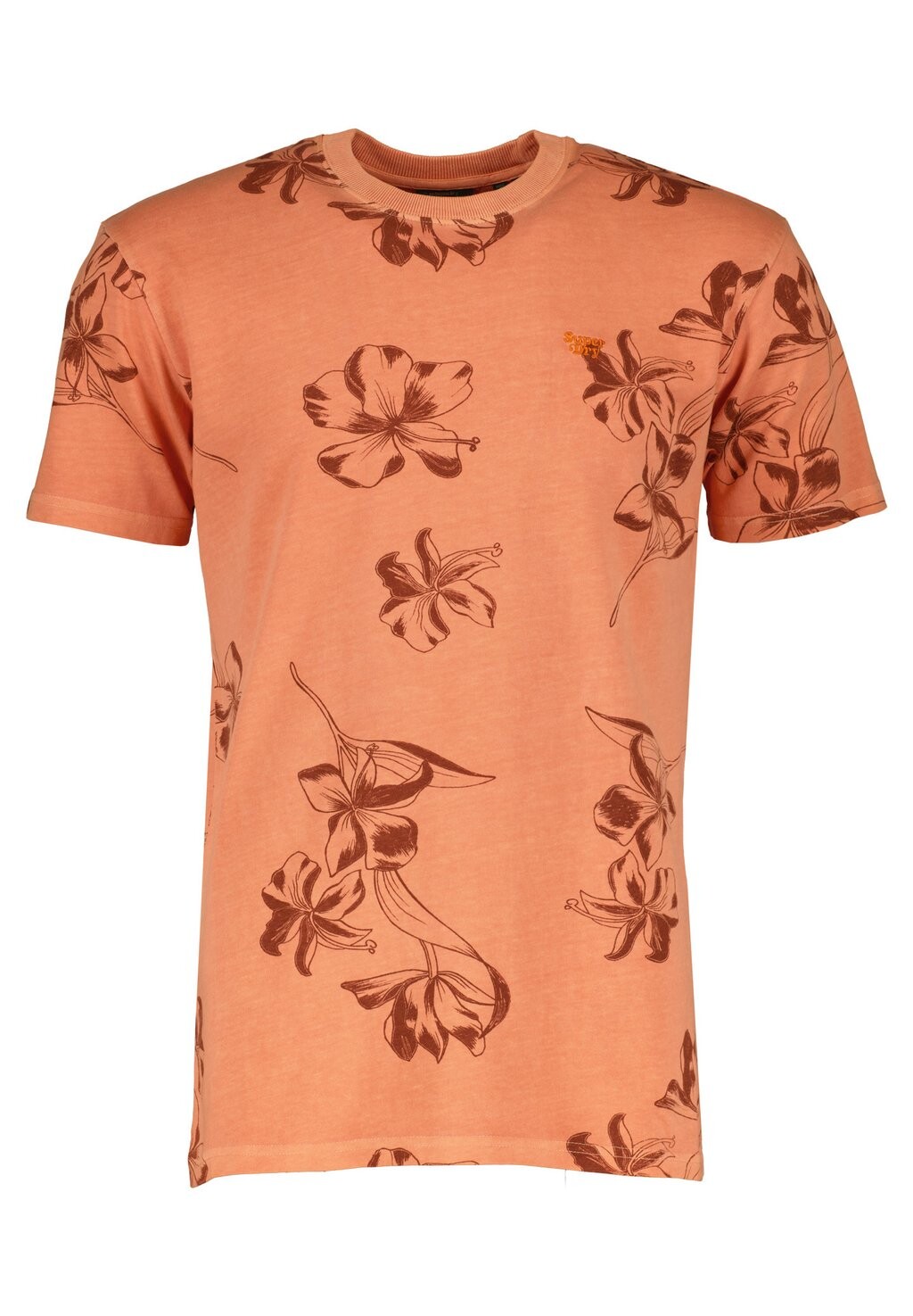 

Футболка с принтом Superdry, оранжевый