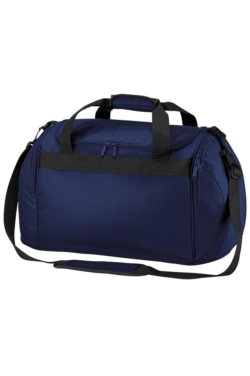 Дорожная сумка для фристайла/спортивная сумка (26 литров) (2 шт. в упаковке) Bagbase, темно-синий цена и фото