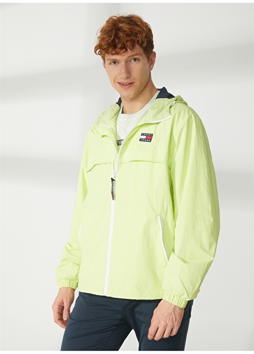 

Зеленое мужское пальто Tommy Jeans, Зеленый