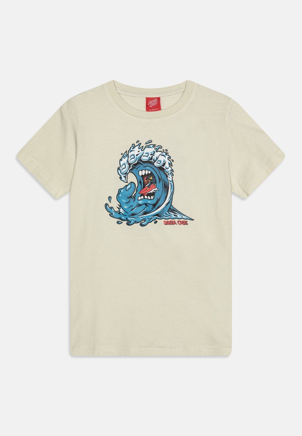 

Футболка с принтом YOUTH SCREAMING WAVE FRONT UNISEX Santa Cruz, цвет light grey
