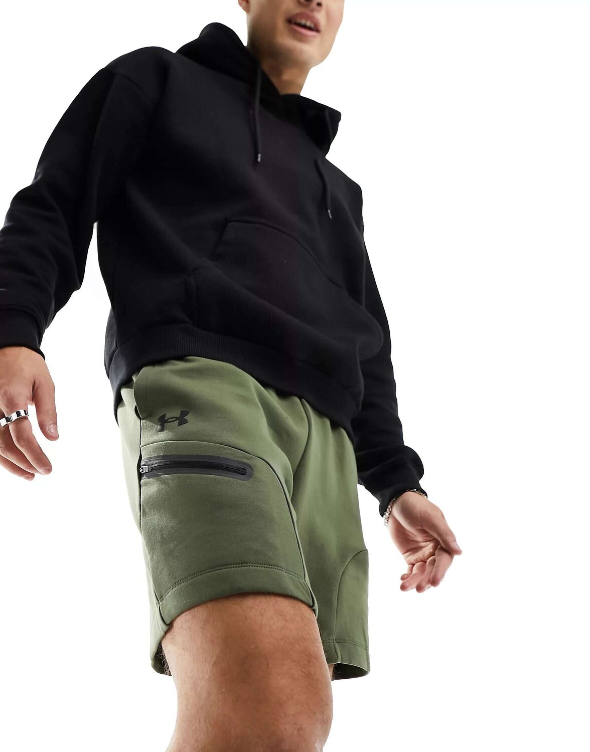

Флисовые джоггеры цвета хаки Under Armour Unstoppable