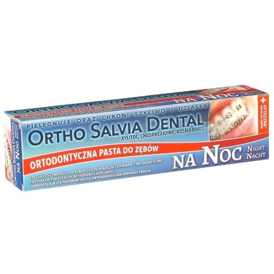 Ортодонтическая зубная паста на ночь, 75 мл Ortho Salvia Dental