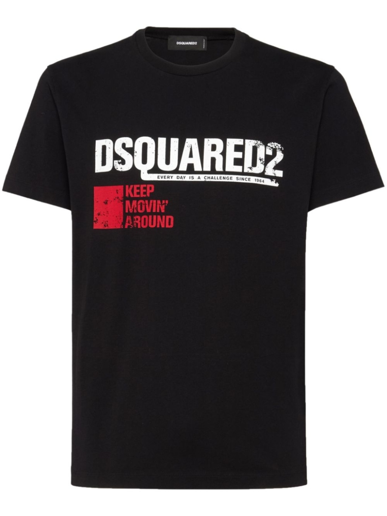 

DSQUARED2 футболка с логотипом, черный