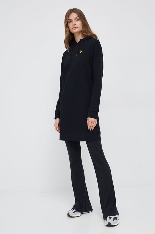 

Хлопковое платье Lyle & Scott, черный