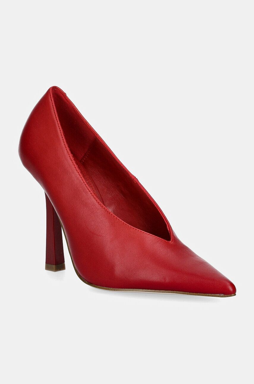 

Кожаные туфли на каблуке Steve Madden Sedona, красный