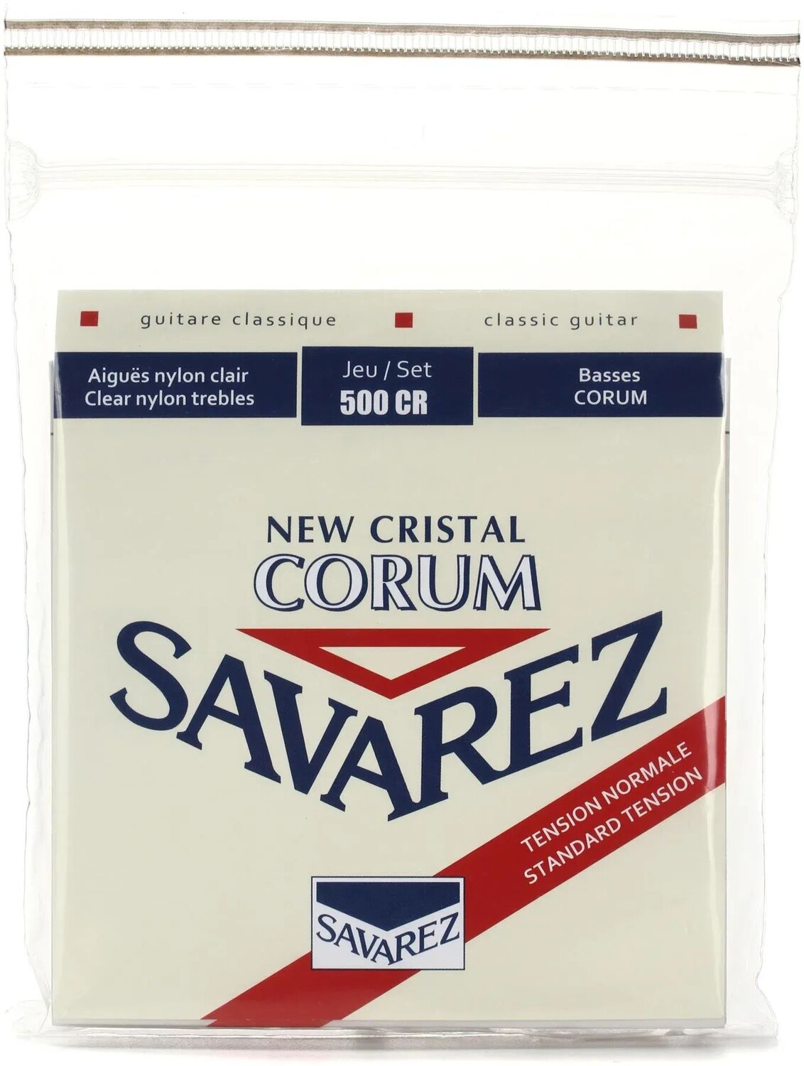 

Savarez S.A. 500CR Новые струны для классической гитары Cristal Corum - нормальное натяжение