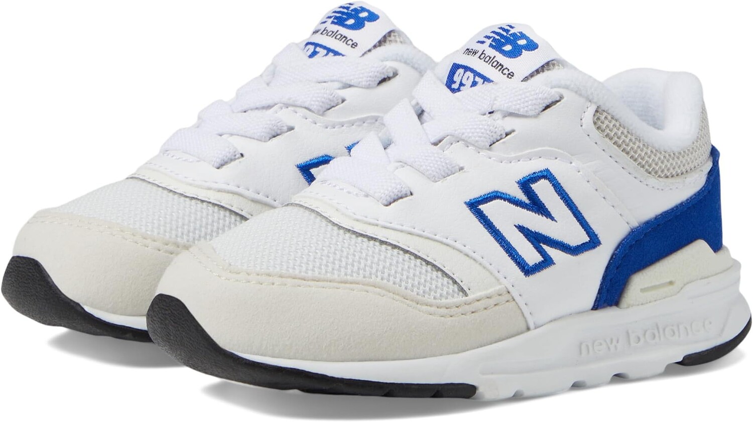 Кроссовки 997H Bungee Lace New Balance, цвет White/Team Royal