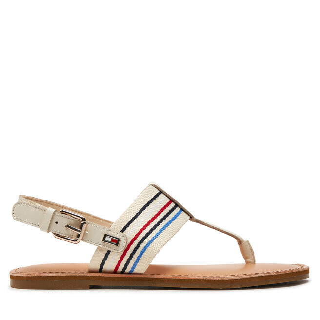 

Сандалии Tommy Hilfiger Flat Sandal Stripes FW0FW07924 Calico AEF, бежевый